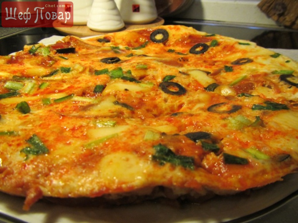 Пицца-омлет на сковороде – пошаговый рецепт приготовления с фото