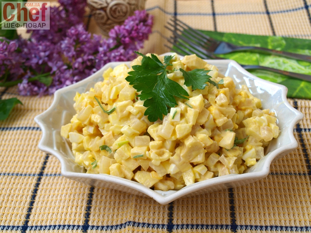 Салат из кальмаров с яйцом. 10 рецептов очень простого и вкусного салата