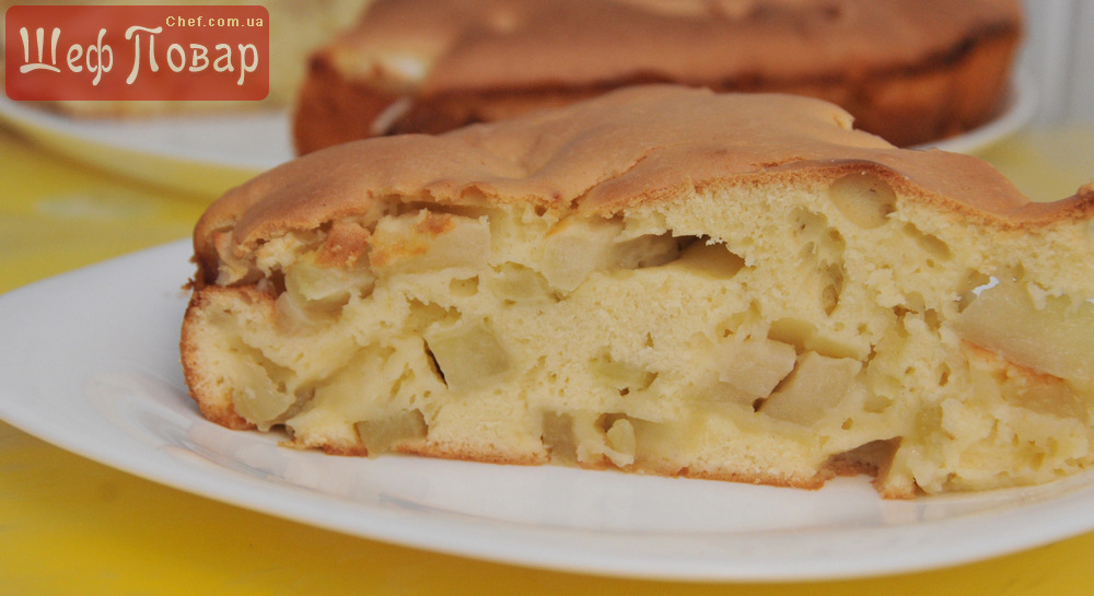 Рецепт творожно яблочного пирога в духовке с фото пошагово