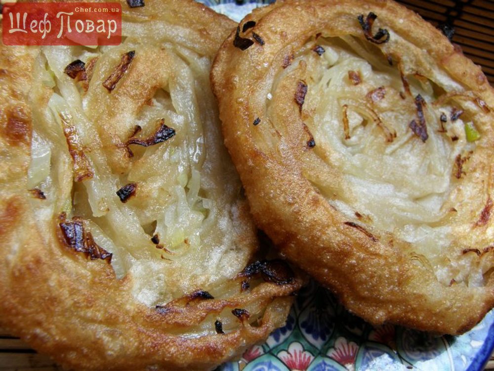Узбекские лепешки с луком в духовке рецепт с фото