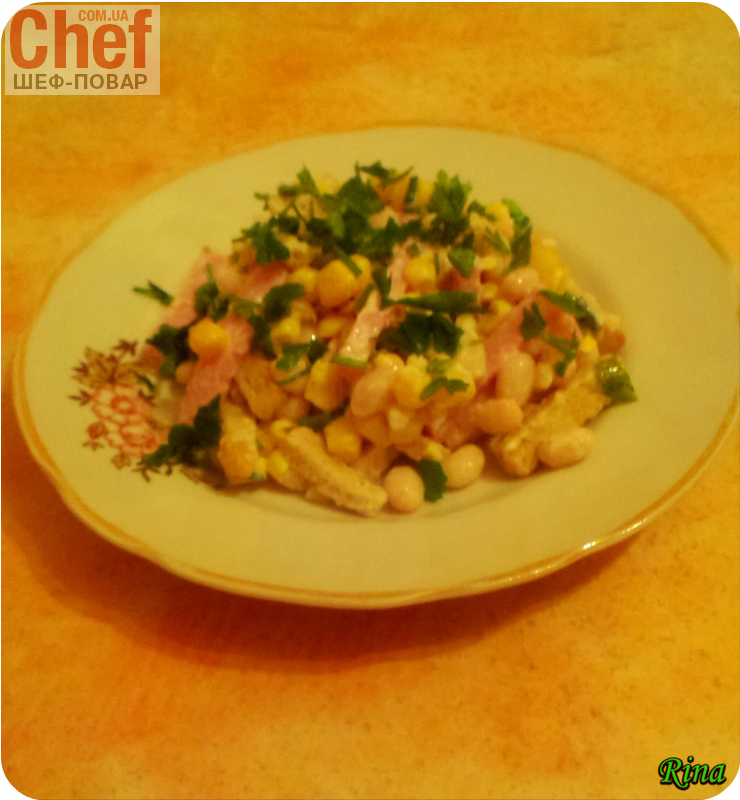 Салат с фасолью к праздничному столу - вкусные рецепты и идеи украшения закуски
