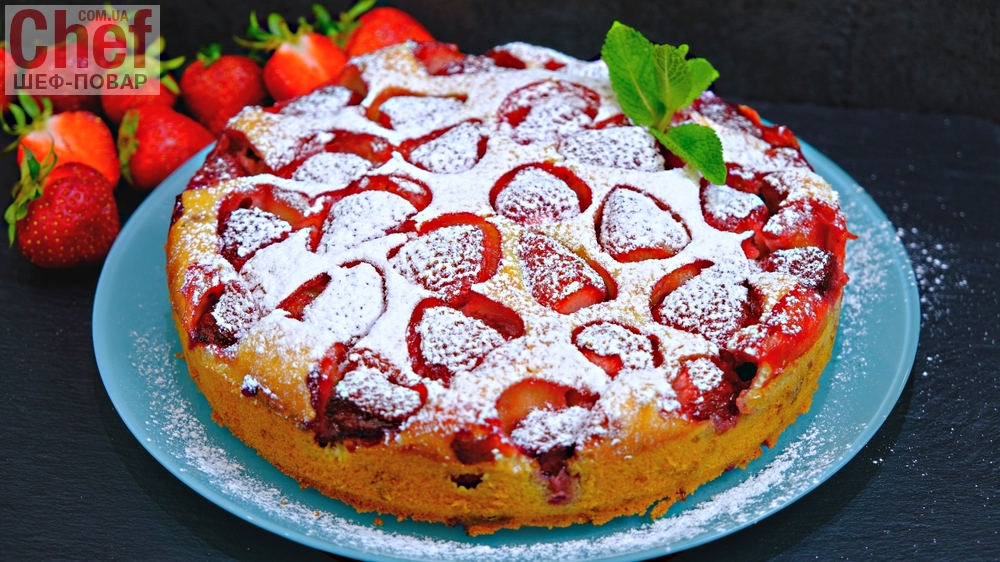 Простой пирог с ягодами, пошаговый рецепт с фото на ккал