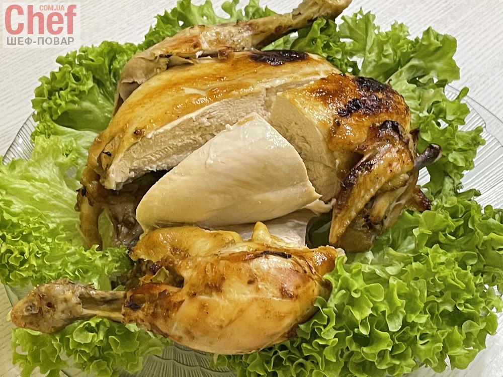 Курица запеченная в рукаве - пошаговый рецепт с фото и видео от Всегда Вкусно!